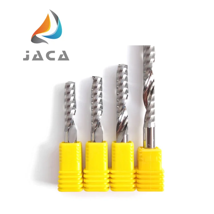 Spiral Flute End Mill Bit/Solid Carbide Single Flute End Mills/Milling Cutter For Acrylic