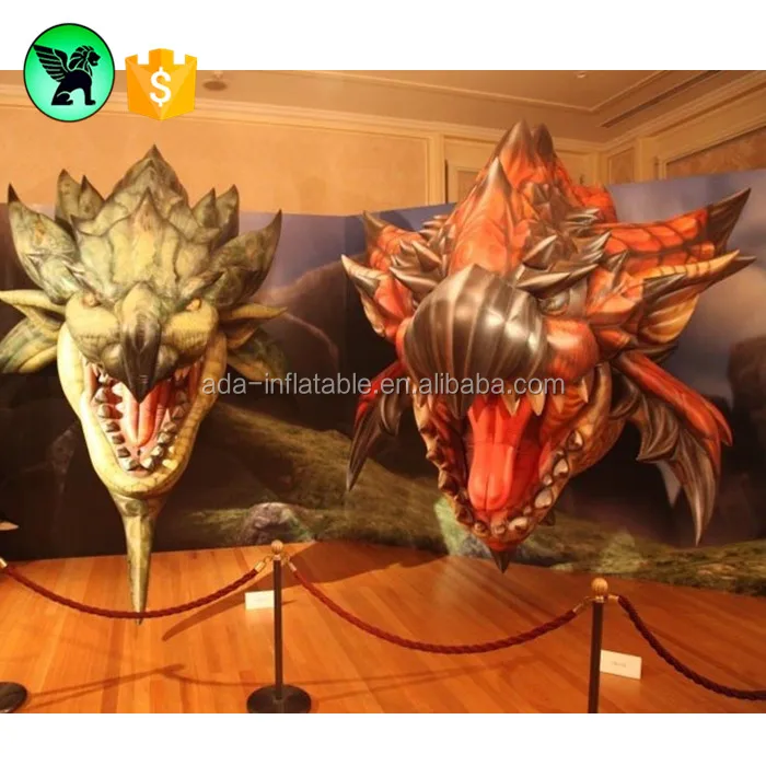 Dragon Customized Inflatable Animal Event Party Stage Decoration Inflatable Dragon Head A2190