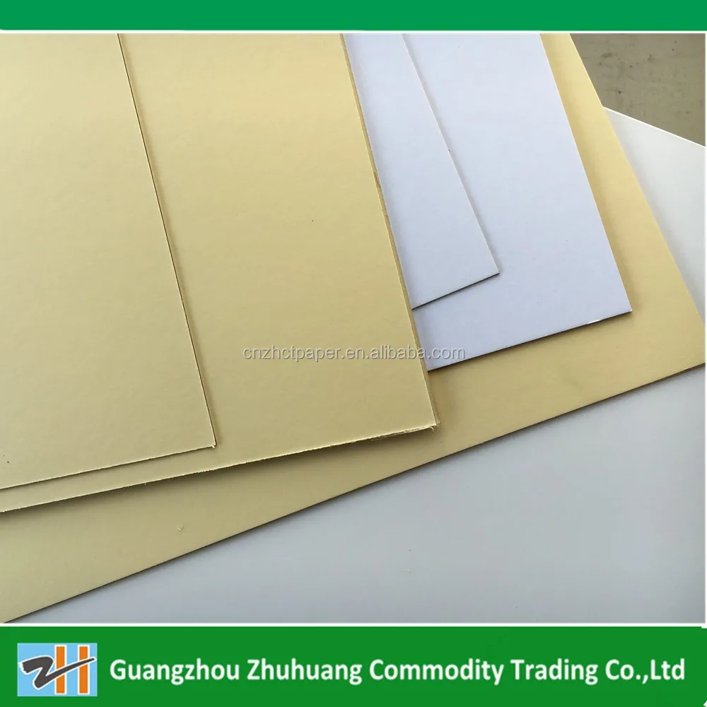 Egg shell color laminated paper board 1.30mm