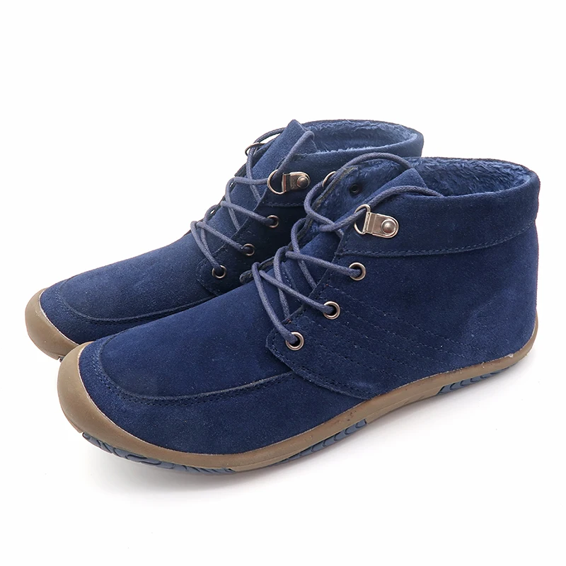 
Fur Lining Waterproof Women Suede Boot 