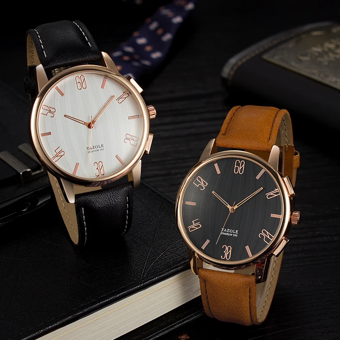 YAZOLE D 393 China Cheap Price Watches Men Business High Quality Quartz Wristwatches OEM Logo Waterproof Reloj de los hombres