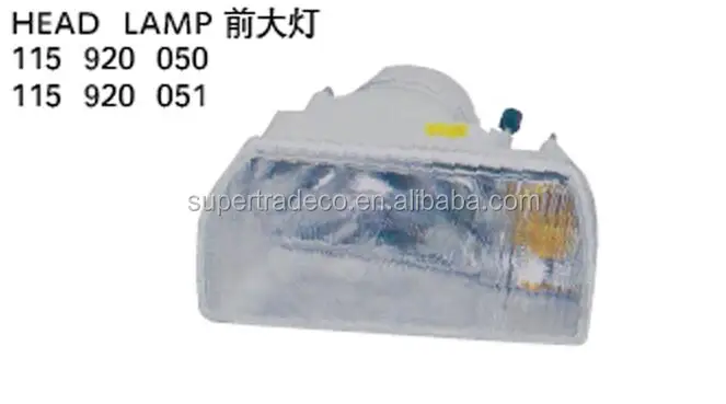 USE FOR VW PARTS (SKODA FAVORIT 89 )HEAD LAMP OEM :115920050 115920051