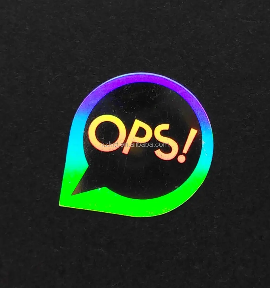 Custom Transparent Printing Id Tamper Proof 3d Hologram Sticker