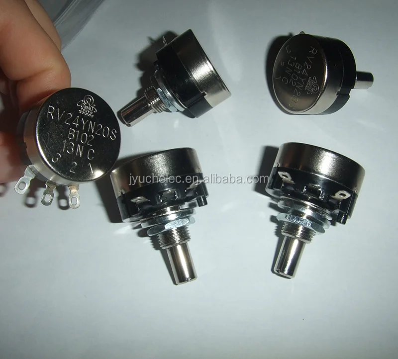 
original and new Potentiometer RV24YN20S 