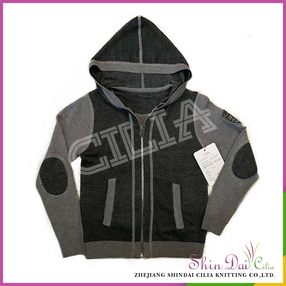 Топ продаж пользовательских топ 10 мальчиков зима теплая вязание свитер с застежкой-молнией