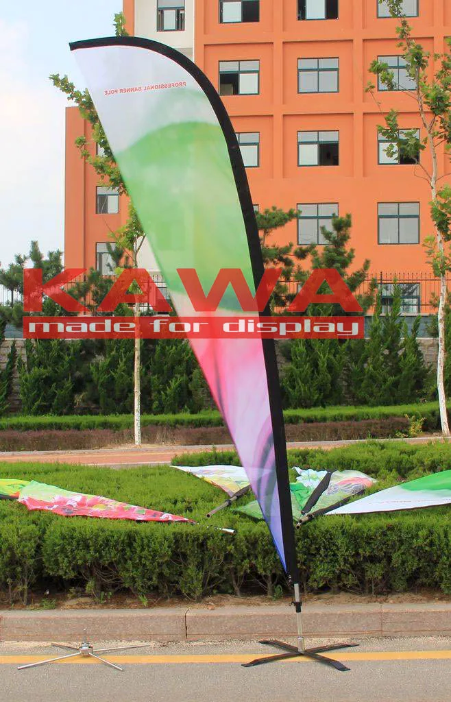 High quality sharkfin and telescopic banner
