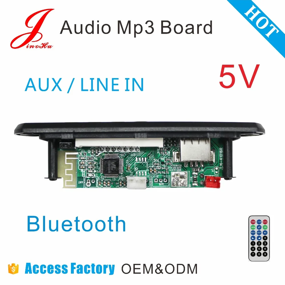 JLH 41016R 5V Sd Usb Radio Audio Bt Mp3 Player Pcba Record Board, Sound Record Module Circuit Decoder Board