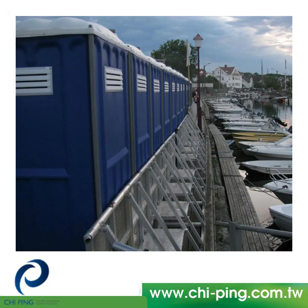 Standard mobile public restroom with hygiene facilities portable toilet