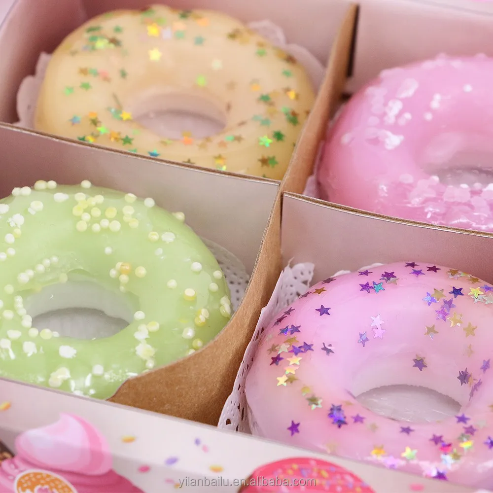 beautiful dounut essential oil soap gift set