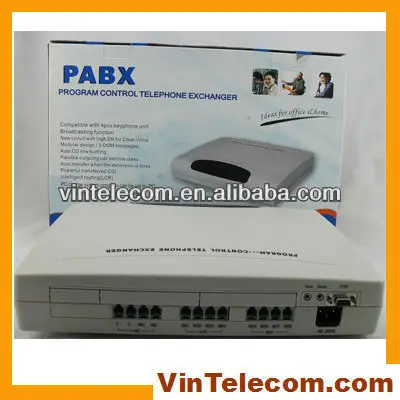 телефонной станции/атс cp424 4 сотрудничества. линий и 24 доб. пк поддержки программного обеспечения