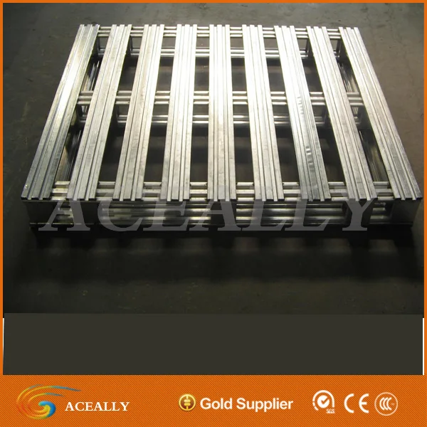 Перерабатываемые железные плоские поддоны, металлический поддон