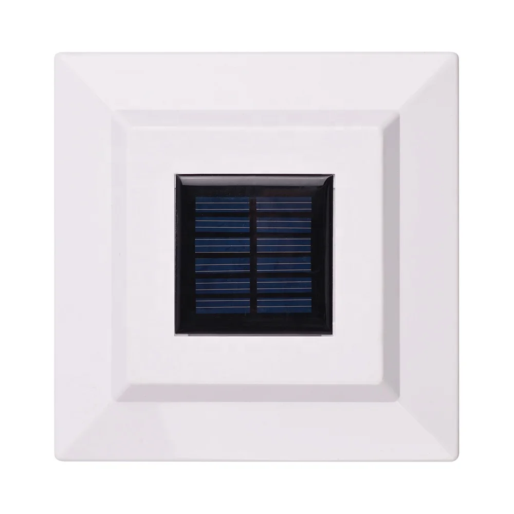 Pfosten Solar led post light 5 inch 4x4 white fence post solar light,garden fence solar light,outdoor solar fence light