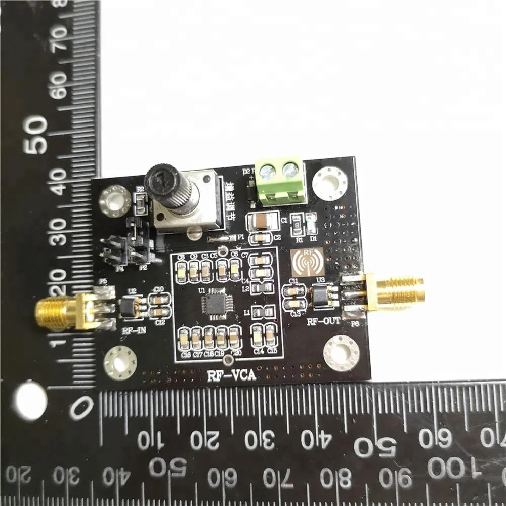 Taidacent ADL5330 10MHz to 3GHz VGA with 20dB Adjustable Gain Amplifier Op Amp Voltage Controlled Variable Gain RF Amplifier