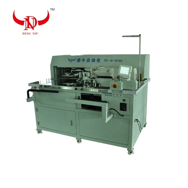 Automatic Computerlized CNC programmable patch pocket sewing machine for jeans