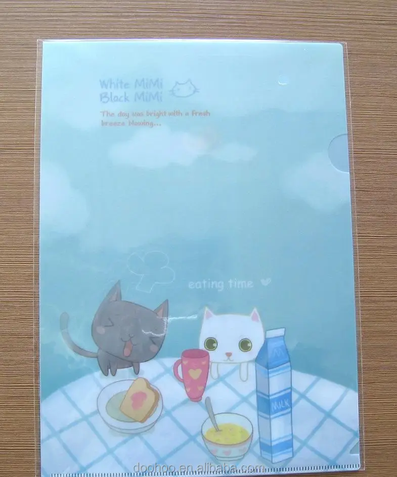 
promotional gifts folder L shape folder PP expanding files 