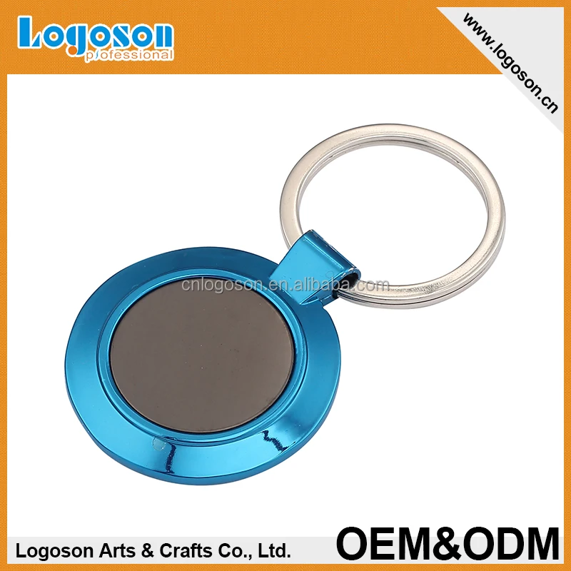 Logoson wholesale custom key chain metal with the sim card promotion keychain with box