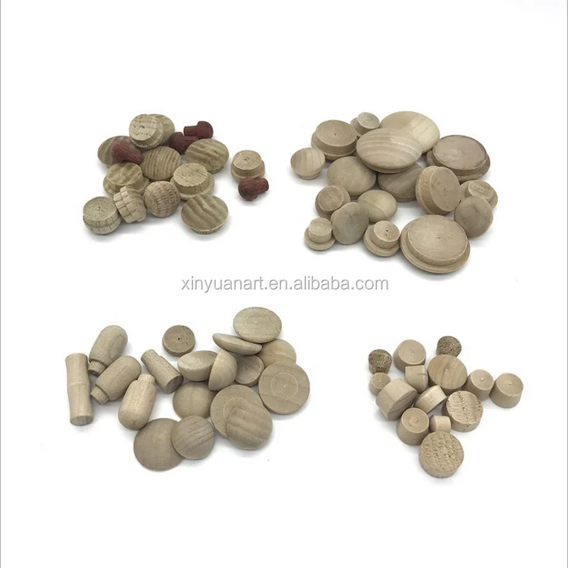 Natural lotus or beech wood car perfume bottle cap wooden cap