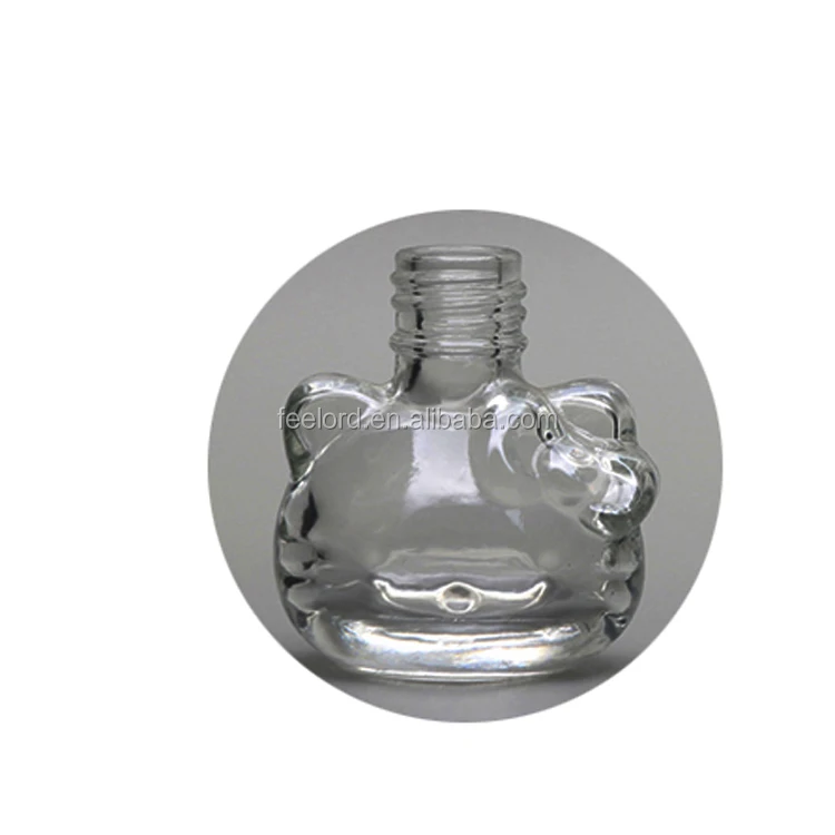 7ml cat shape empty gel nail polish bottle