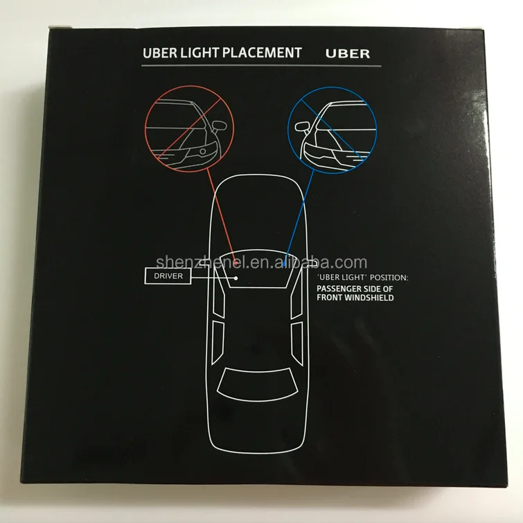 High quality 12 x 12cm LED sign U square rechargeable can do any customized logos