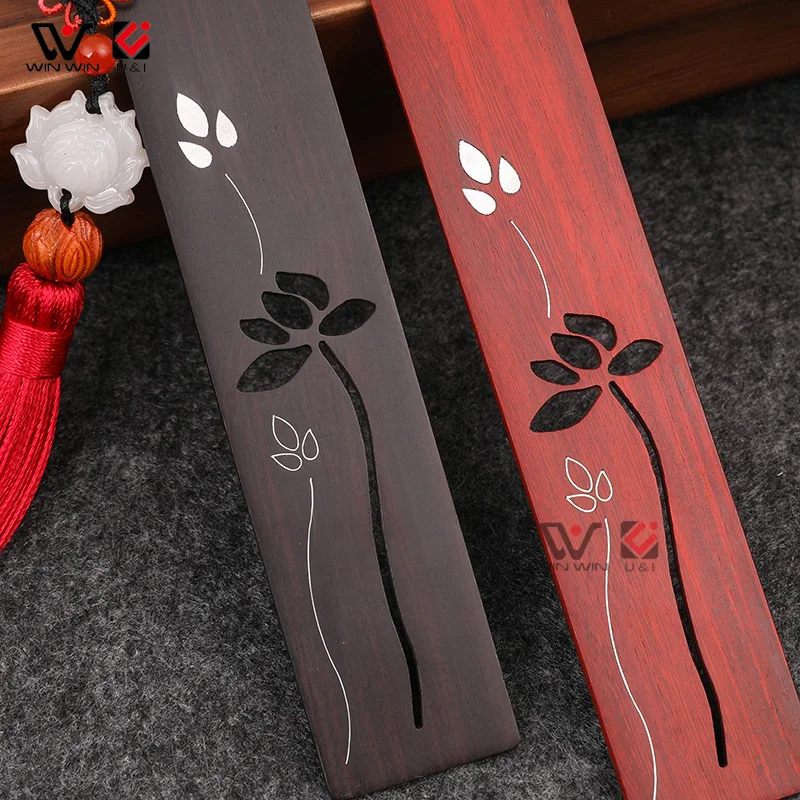 Natural Flower Wood Bookmarks Wood Bookmark Custom Craft