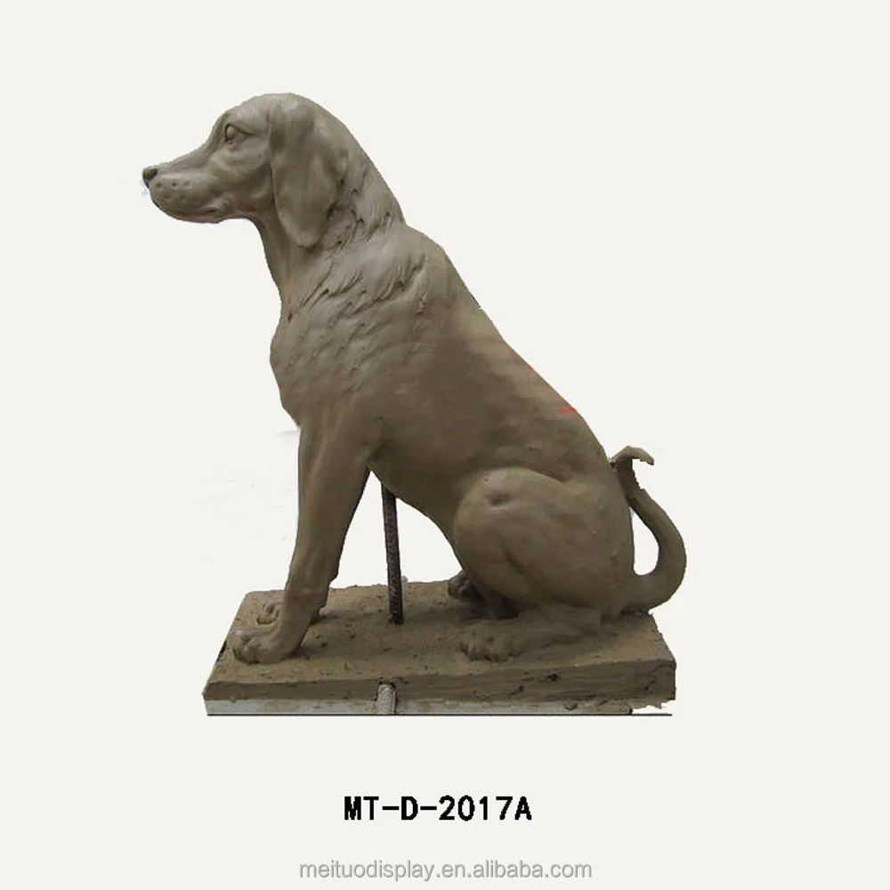 
Display fiberglass dog mannequin animal mannequin 