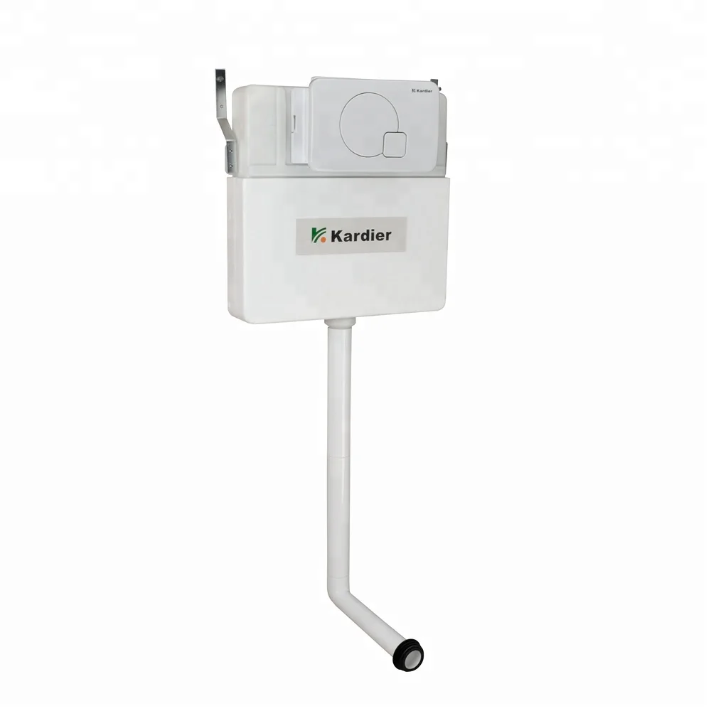 CE standard slim wall hanging toilet concealed flushing tank for squatting toilet pan