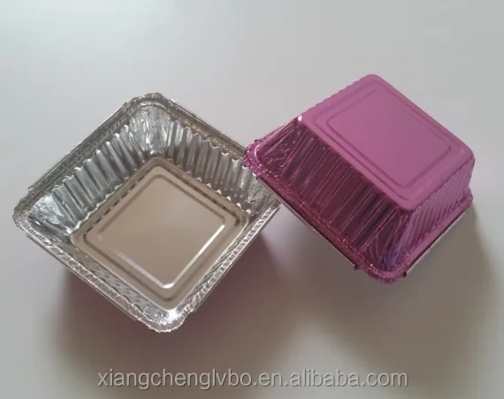 Takeaway oven safe fast food packaging disposable aluminum foil container