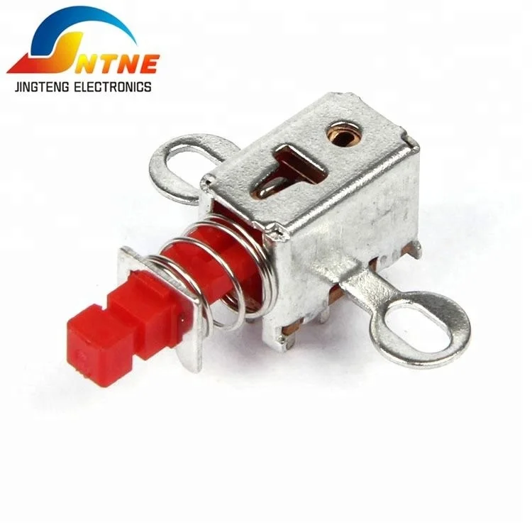 25x10 мм x 7.6 мм KA03-4 само замок uni-направление фиксации pcb кнопочный переключатель DPDT 6 контактный DIP