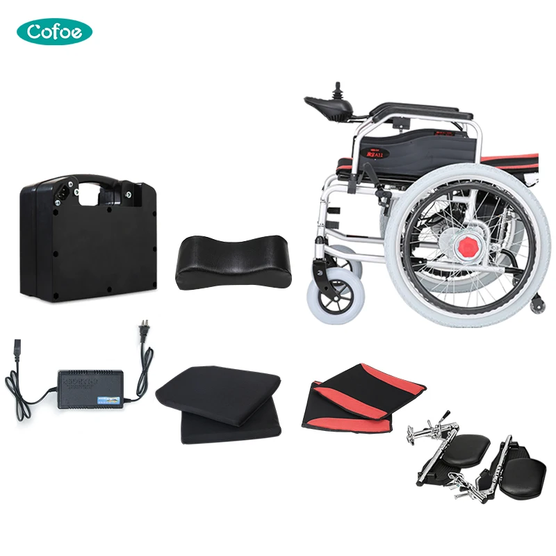 New design lightweight Portable Folding reclining power electric Wheelchair