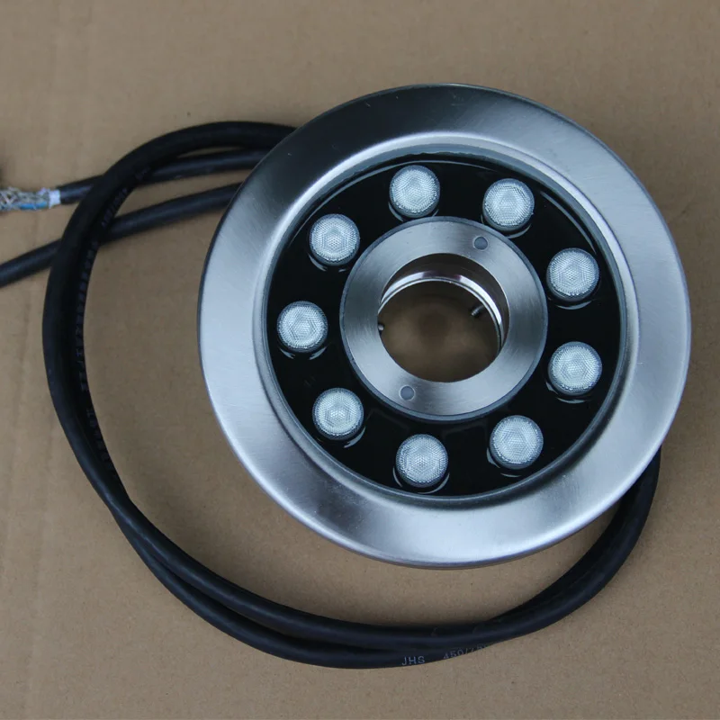 Hot selling water pump dmx control RGB led water effect light IP68 waterproof led musical fountain lights