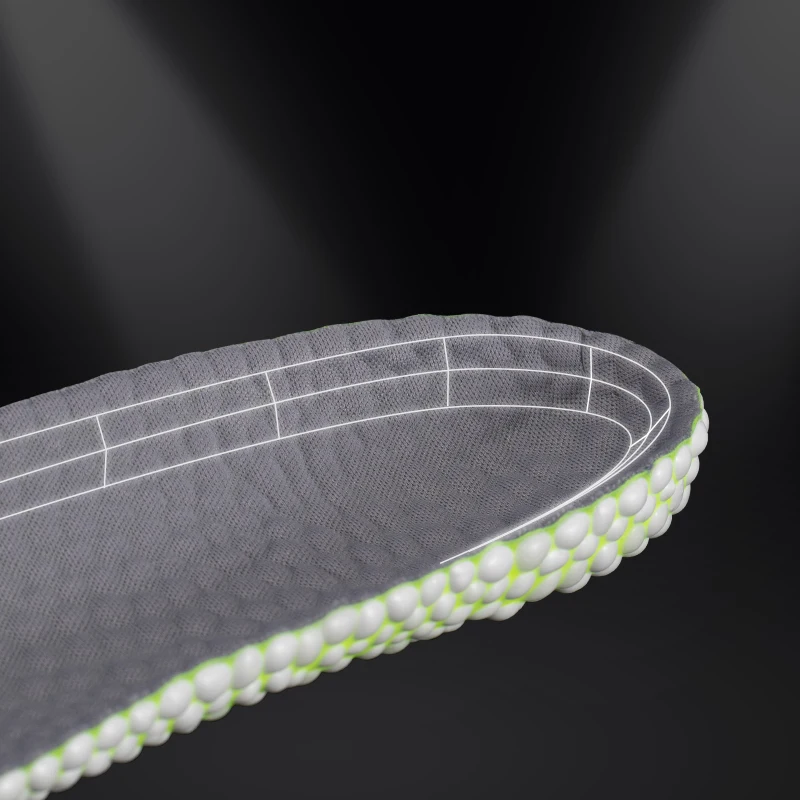 
Unisex sport shoe Insole E-TPU arch support sports Popcorn insole 