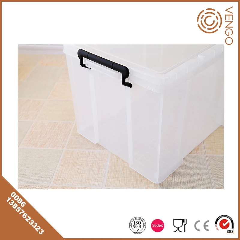 Good Quality 100L Plastic Container Widely Use Large Plastic Containers Clear Plastic container with lid
