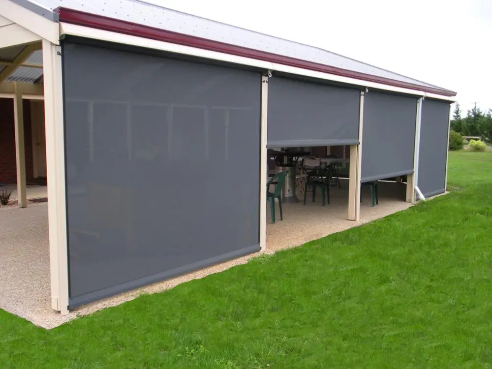 5 Years Warranty Ziptrak Waterproof Roller Blinds with Zip Track System for outdoor