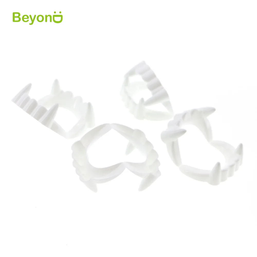white plastic halloween vampire teeth vampire fangs for kids and adults halloween party favors