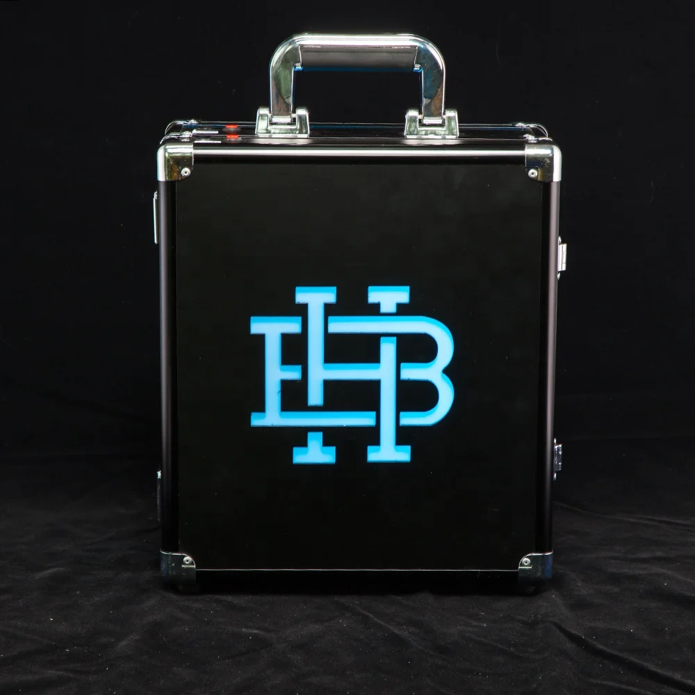 Rodnn 9A08 Custom Club Bar Barset Bottle Glass VIP LED Wine Bottle Display Case