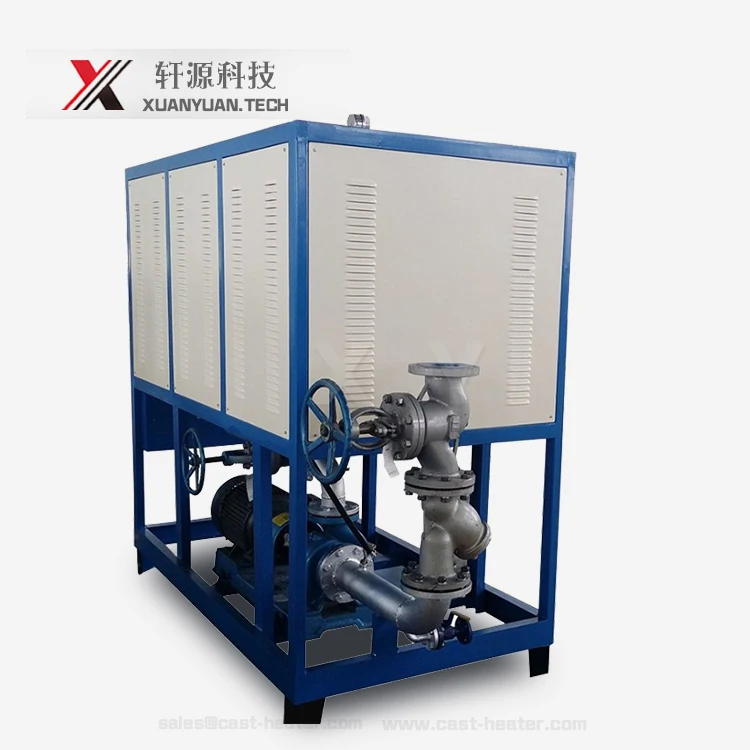 Hot press machine industrial electrical thermal oil heater