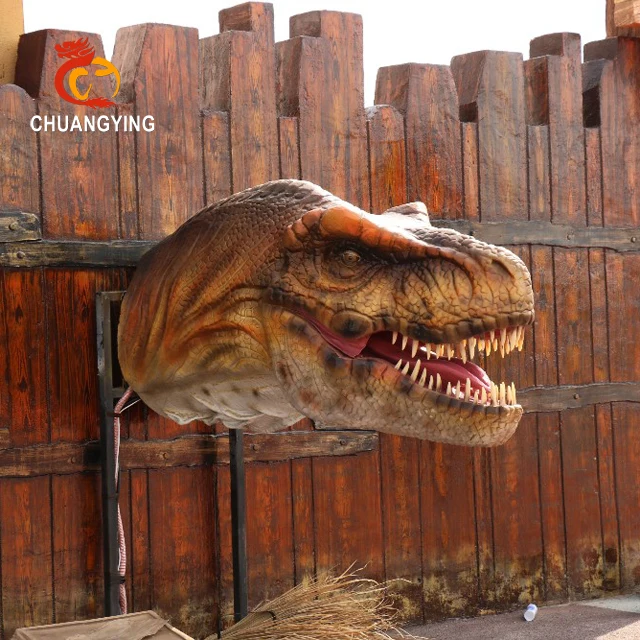 2018 Hot Sale Fiberglass Dinosaur Head For Sale
