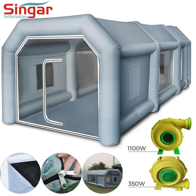 Inflatable paint booth tent car garage tent