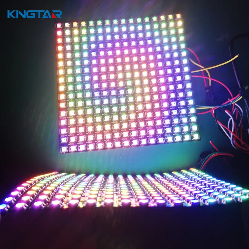 16x16 WS2812 RGBW Flexible PVC LED Matrix Display Indoor Application RGBW Dot Matrix