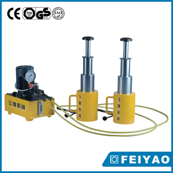 3-ступенчатый микро-гидравлический цилиндр 50ton емкость