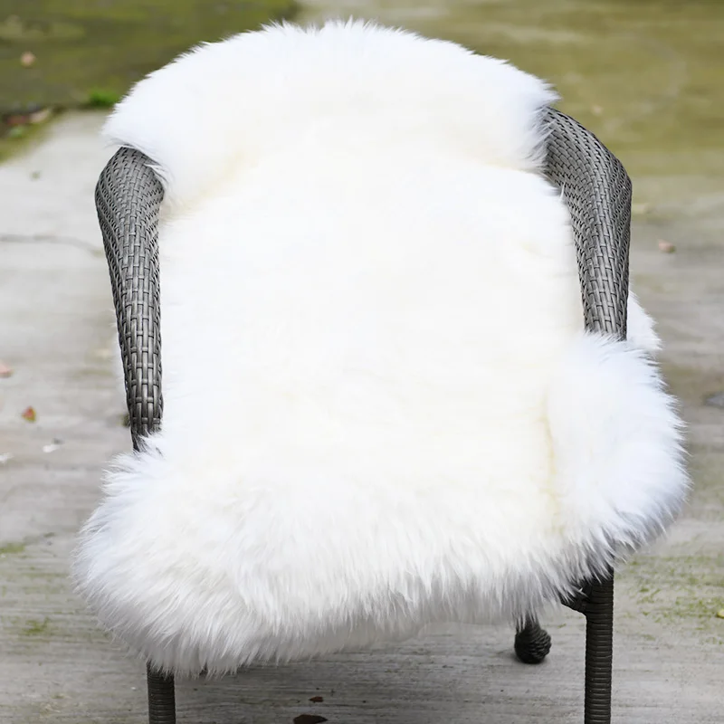 CX-D-112 Luxury Hand Made Genuine Sheep Fur Shaggy Carpet