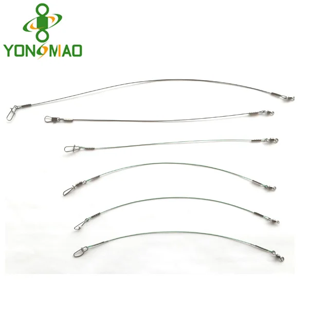ice fishing 1x7 power stainless steel lure trace wire leader