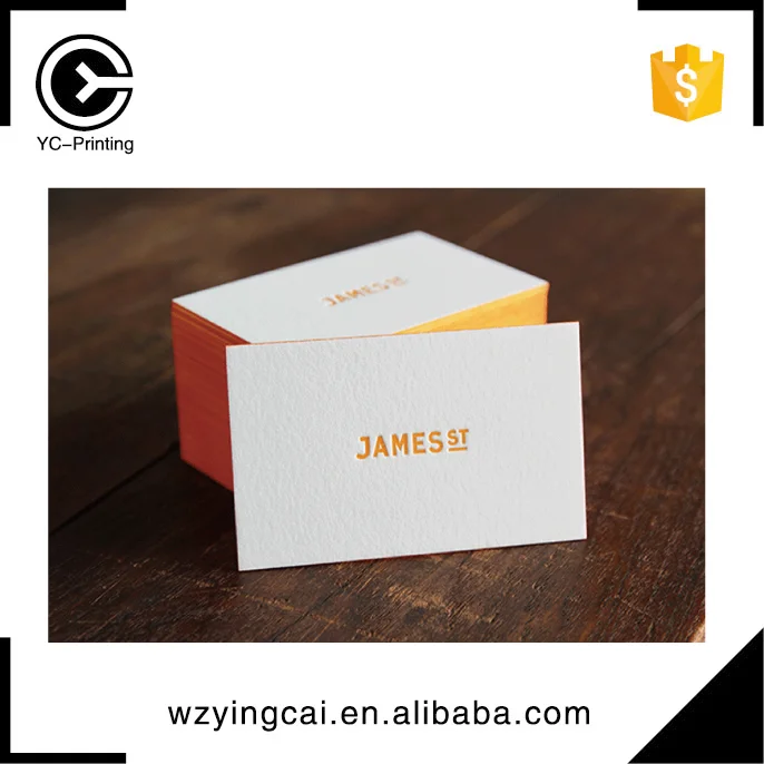 
Embossing machine light color changing edge business namecard 