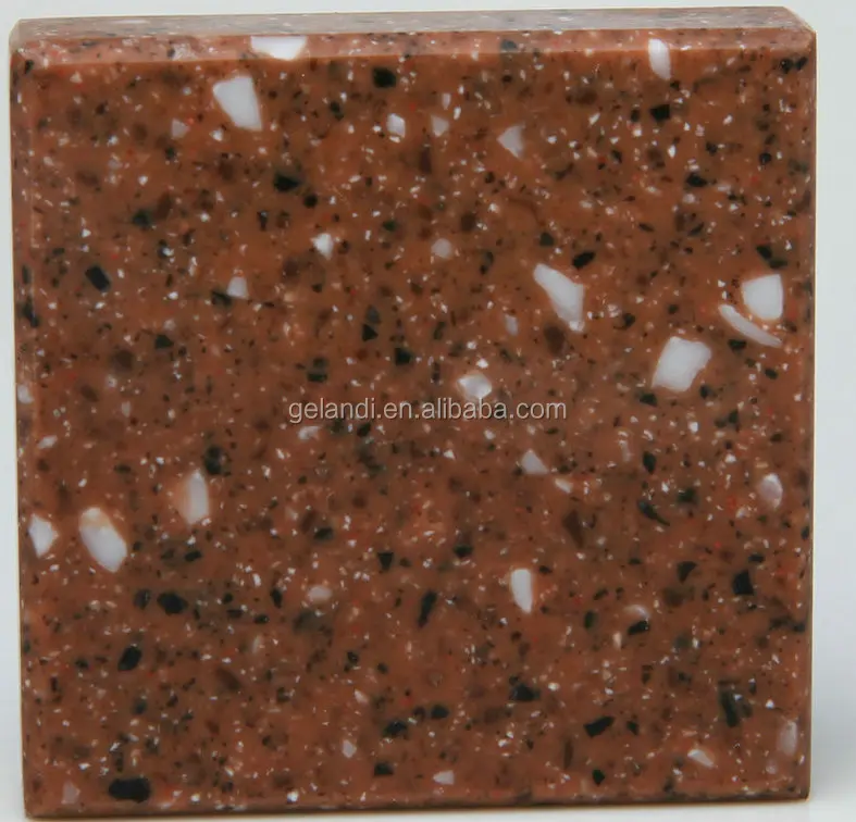 
Gelandy modified acrylic solid surface,composite resin stone,kitchen vanitytop slabs 