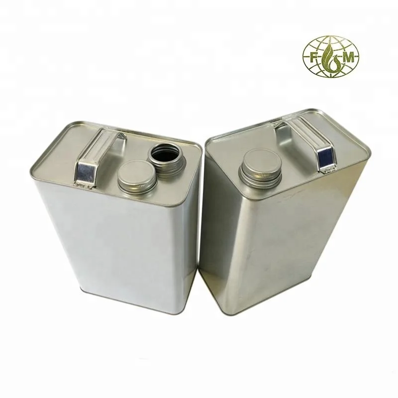 Petrol Use and Metal Material Jerry Cans 4L metal paint cans for motor oil packaging
