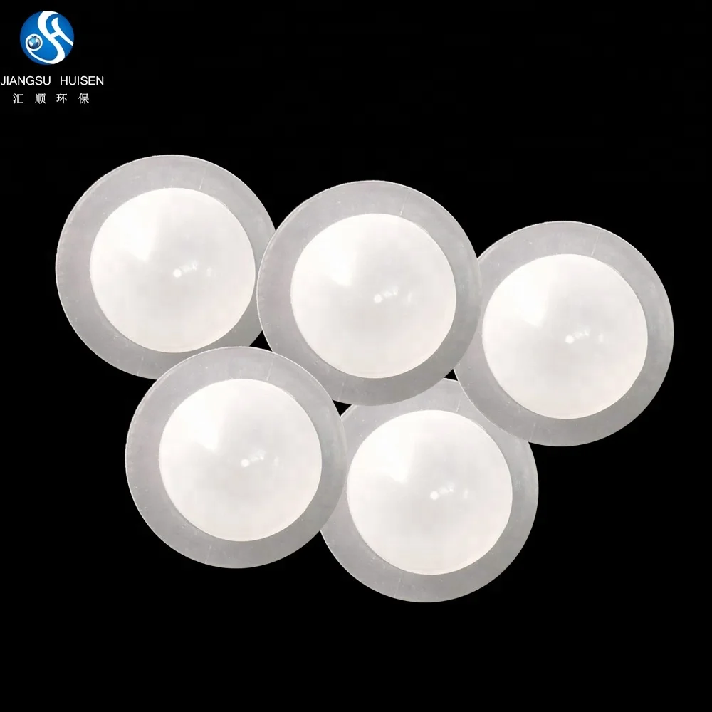 High quality water surface covering ball hollow bio floating plastic ball with edge
