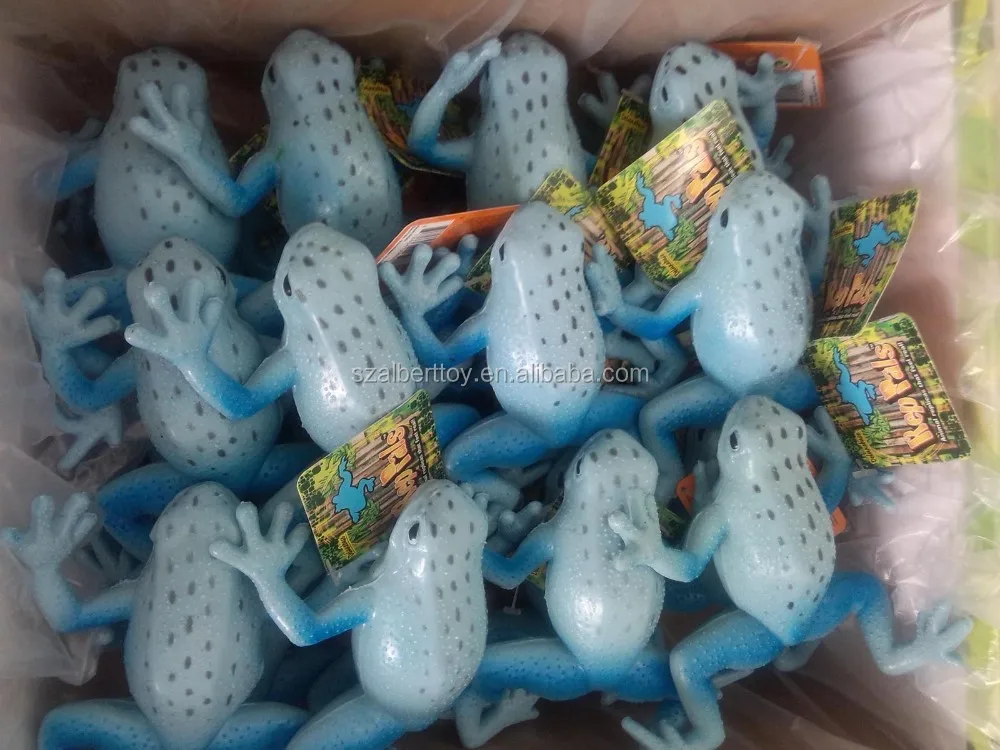 squishy rubber toys stuffed frog animals