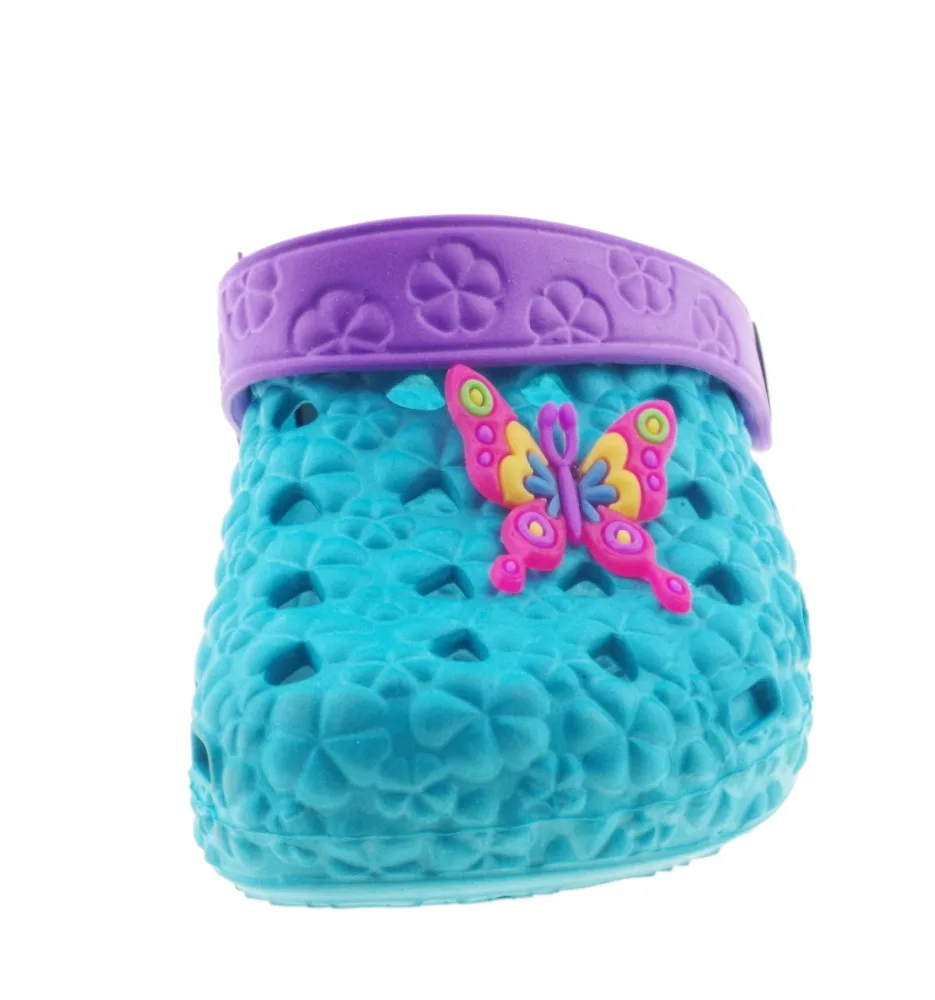 
hot sale new design cute baby girls clog slippers neoprene garden kids eva shoes with factory price 