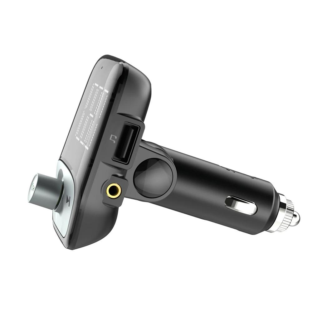 T17 2019 Latest Car MP3 Player wireless fm transmitter bluetooth connect mobile phone handsfree car kit