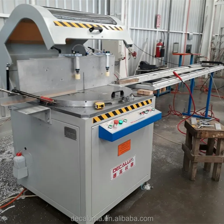 China DECALUMA Company Supply Single Head Saw Aluminum Profile Cutting Machine